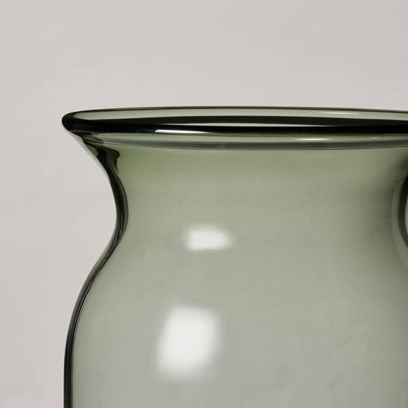 Hearth & Hand Magnolia 5" Green Glass Decorative Flared Bouquet Vase Sm - Target - Picture 3 of 5